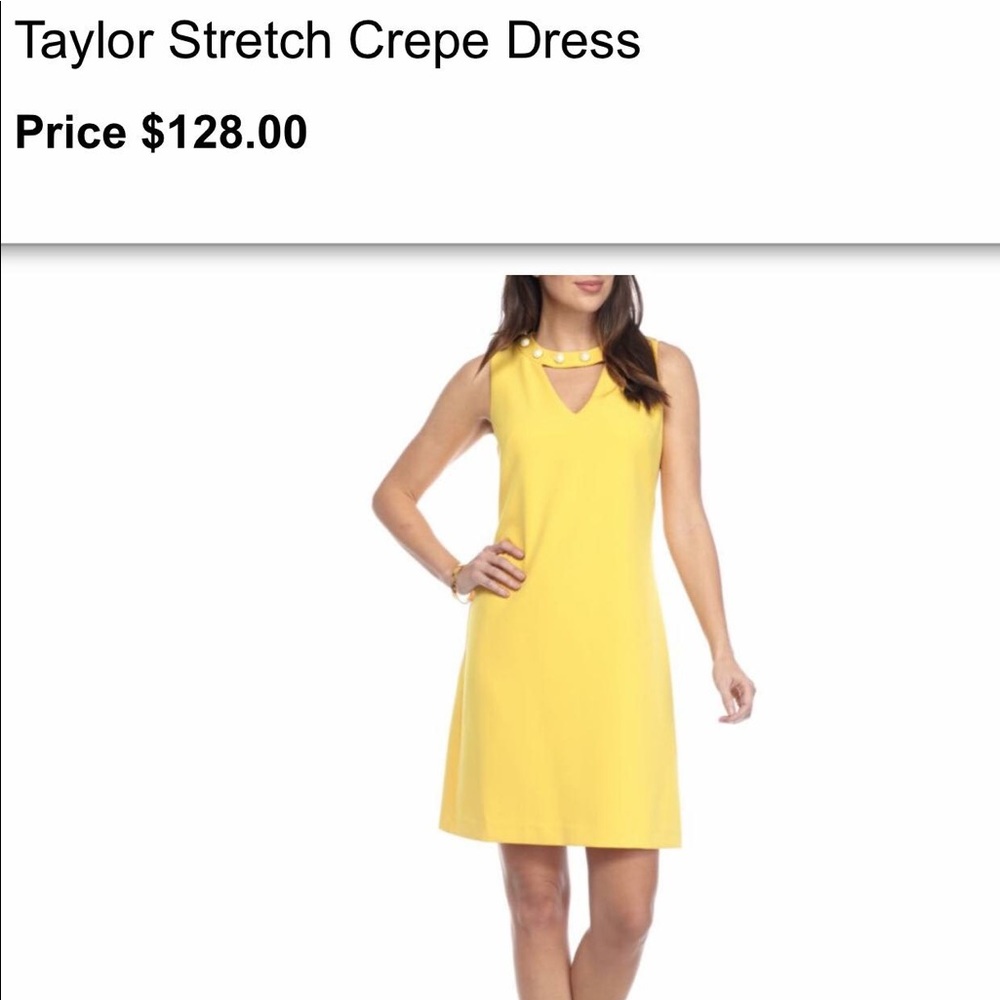 Taylor Stretch Crepe Dress